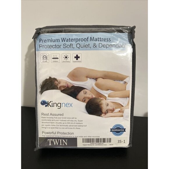 Kingnex Other - Kingnex Premium Waterproof Mattress Protector Soft Quiet & Dependable Twin Size